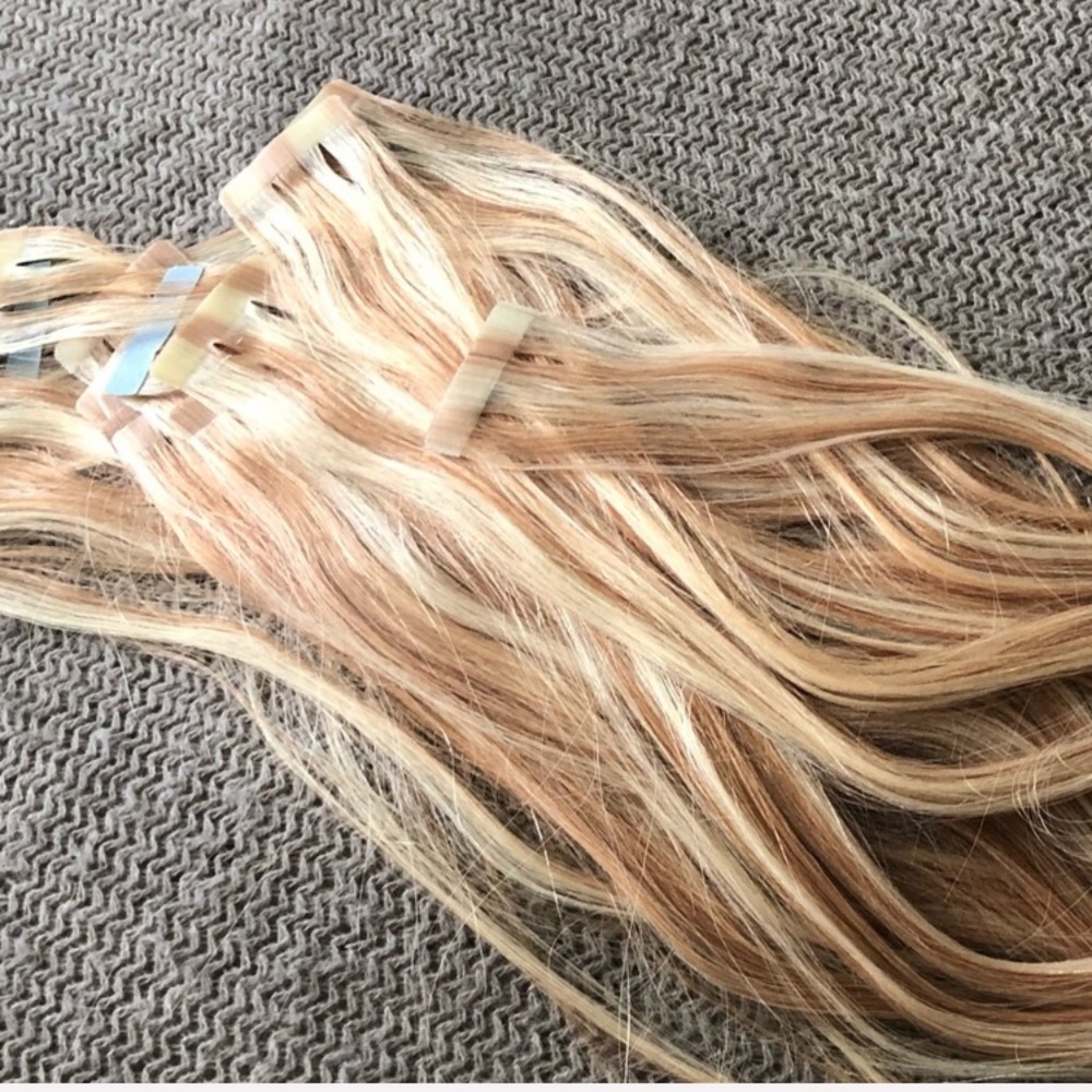 Satin Strands Tape In Hair Extensions - Picture 8 of 8